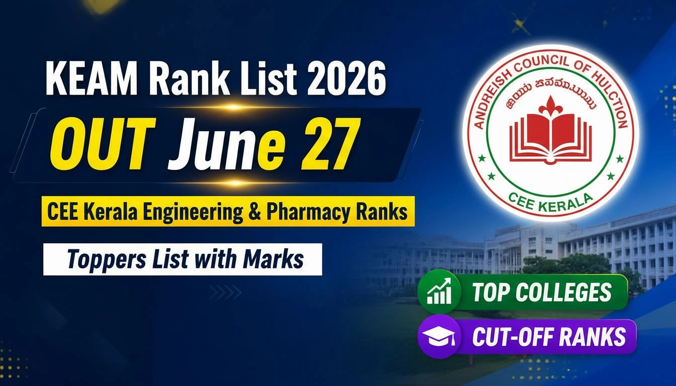 KEAM Rank List 2026